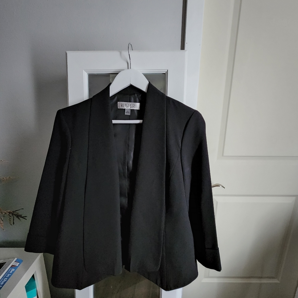 Kasper Open Front Blazer